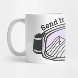 Sunset Mountain Ski Goggles | Send It Mug